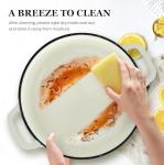 Overmont 5QT Enameled Cast Iron Dutch Oven