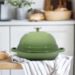 Enameled Cast Iron Dutch Oven, 6 Quart, Pistachio Green