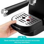 CASABREWS 20 Bar Espresso Machine with Milk Frother