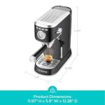 CASABREWS 20 Bar Espresso Machine with Milk Frother