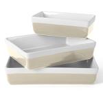Martha Stewart 3-Piece Stoneware Bakeware Set