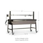 Ash & Ember 13W Stainless Steel Rotisserie Grill