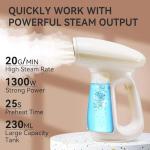 Handheld Clothes Steamer with 1300W Power