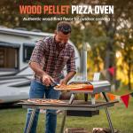 12" Dual Fuel Pizza Oven for Indoor & Outdoor