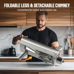 12" Dual Fuel Pizza Oven for Indoor & Outdoor