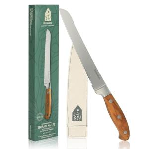 Bloomhouse 8 Inch German Steel Bread Knife