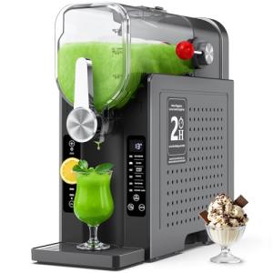 Rellytech Slushy Machine - No Ice Needed, 6 Presets