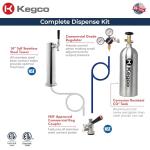 Kegco K309B-1 Black Keg Dispenser
