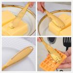 TEAHAHA 4-Sided Stainless Steel Grater with Handle