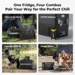 BougeRV 12V Portable Electric Car Fridge 53 Quart