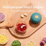 DmofwHi Cordless Electric Garlic Mini Chopper