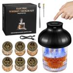 Rechargeable Electric Whiskey Smoker Kit with Wood Chips