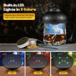 Rechargeable Electric Whiskey Smoker Kit with Wood Chips