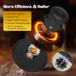 Rechargeable Electric Whiskey Smoker Kit with Wood Chips