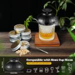 Rechargeable Electric Whiskey Smoker Kit with Wood Chips