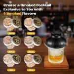 Rechargeable Electric Whiskey Smoker Kit with Wood Chips