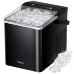 Portable Ice Maker with Self-Cleaning and Carry Handle