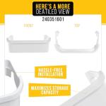 PartsBroz Freezer Door Shelf Bin Replacement for Frigidaire