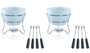 Chocolate Fondue Pot Set with Dipping Forks