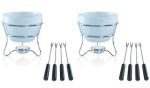 Chocolate Fondue Pot Set with Dipping Forks