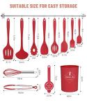 12-Piece Silicone Kitchen Utensils Set