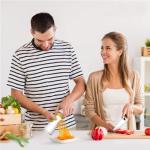 Joyzan Handheld Spiralizer Vegetable Slicer for Zoodles