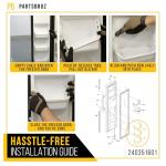 PartsBroz Freezer Door Shelf Bin Replacement for Frigidaire