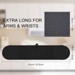 Philorn Black Silicone Heat Resistant Double Oven Mitts