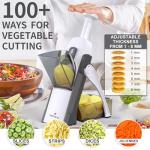 ONCE FOR ALL 5-in-1 Mandoline Vegetable Slicer