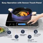 AAOBOSI 1800W Portable Induction Cooktop with Timer