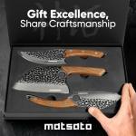 Matsato 3-Piece Chef Knife Set