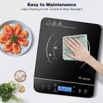 AAOBOSI 1800W Portable Induction Cooktop with Timer