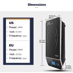 AAOBOSI 1800W Portable Induction Cooktop with Timer