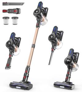 NADALY Cordless Stick Vacuum with 45min Runtime