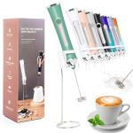 Rechargeable Handheld Milk Frother with Stand