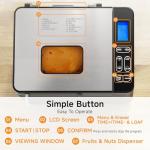 Gleedelish 2 LB Bread Maker with 13 Functions