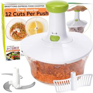 Brieftons Manual Food Chopper for Veggies and More