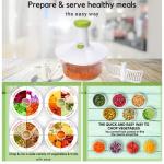 Brieftons Manual Food Chopper for Veggies and More