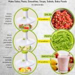 Brieftons Manual Food Chopper for Veggies and More