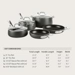 All-Clad HA1 Nonstick Pots and Pans Set