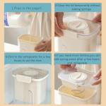 Greek Yogurt Strainer with Lid and Fine Mesh