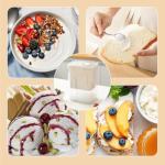 Greek Yogurt Strainer with Lid and Fine Mesh