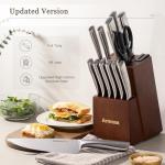 Astercook 15-Piece Premium Knife Set with Block