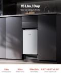 VEVOR Stainless Steel Under Counter Ice Maker