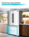 BLACK+DECKER 18 Cu. Ft. French Door Refrigerator