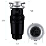 Waste Maid 1/2 HP Stainless Steel Garbage Disposal