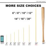 HOPELF 10" Bamboo Skewers for BBQ and Parties