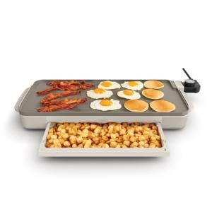 Bella Electric Griddle with Warming Tray, Nonstick