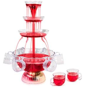 Nostalgia 3-Tier LED Lighted Party Fountain