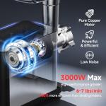 AAOBOSI 3000W Digital Meat Grinder with Touch Screen